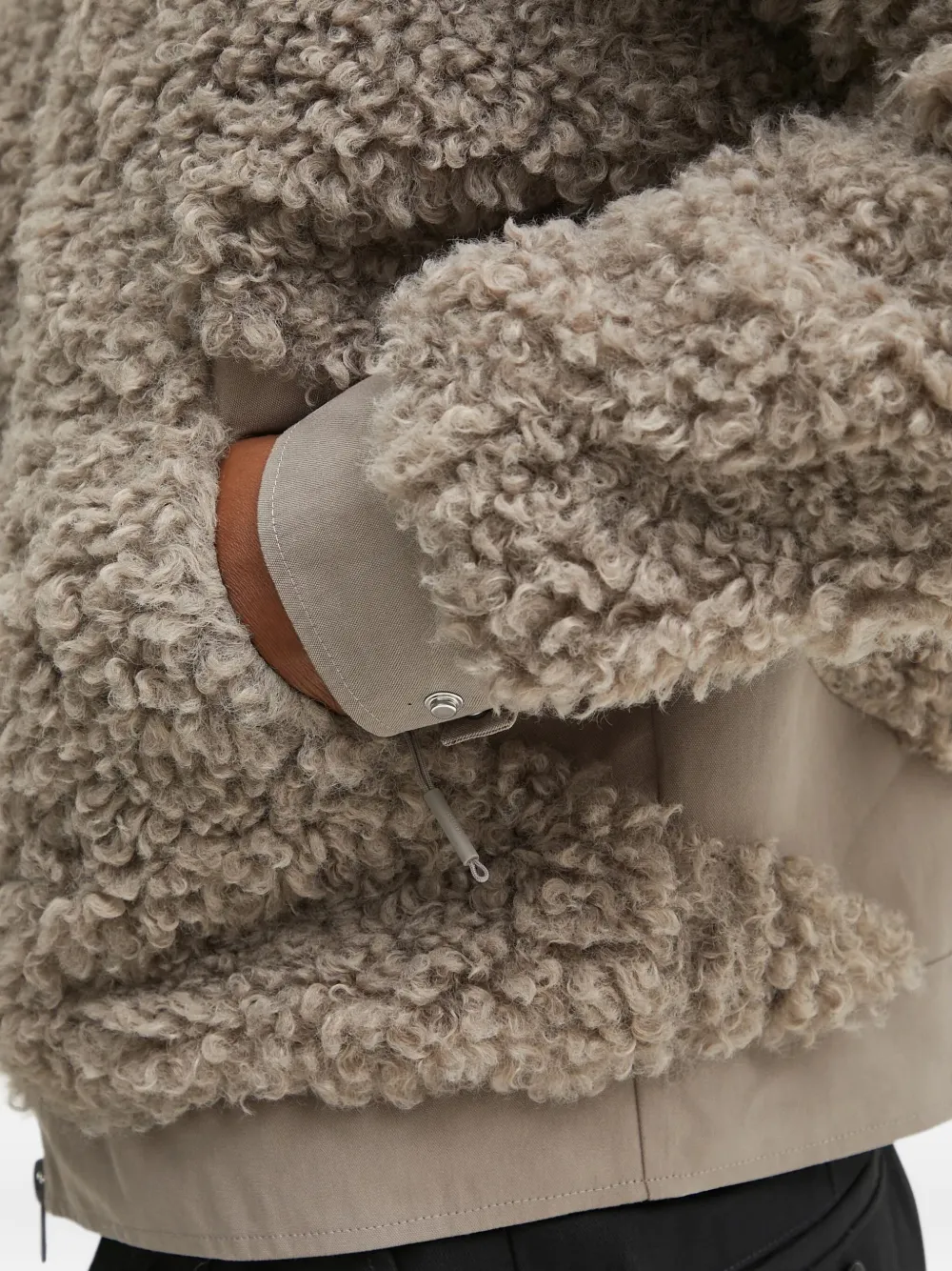 Heliot Emil Hooded Zipped Jacket In Neutral