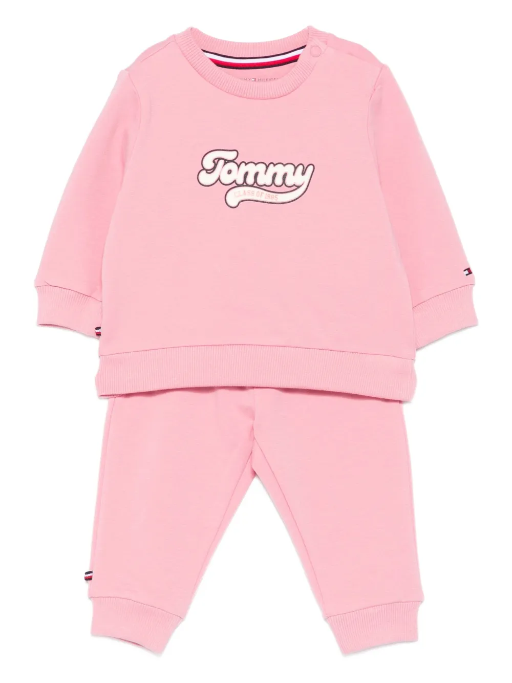 Tommy Hilfiger Junior logo-detail tracksuit set | Pink | Image 1
