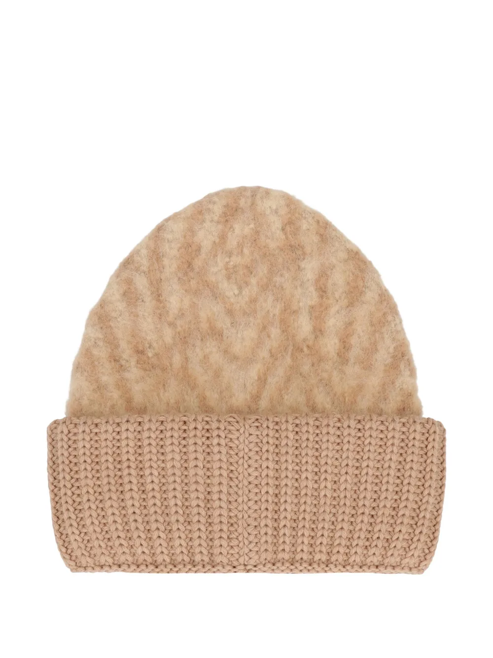 FENDI chevron FF beanie - Beige