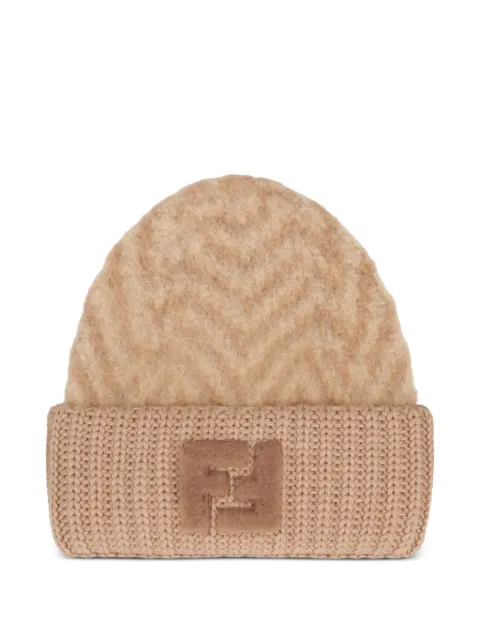 FENDI chevron FF beanie