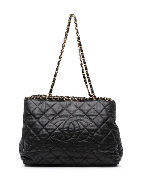 CHANEL Pre-Owned 2010-2011 Small Quilted Calfskin Chain Me tote bag