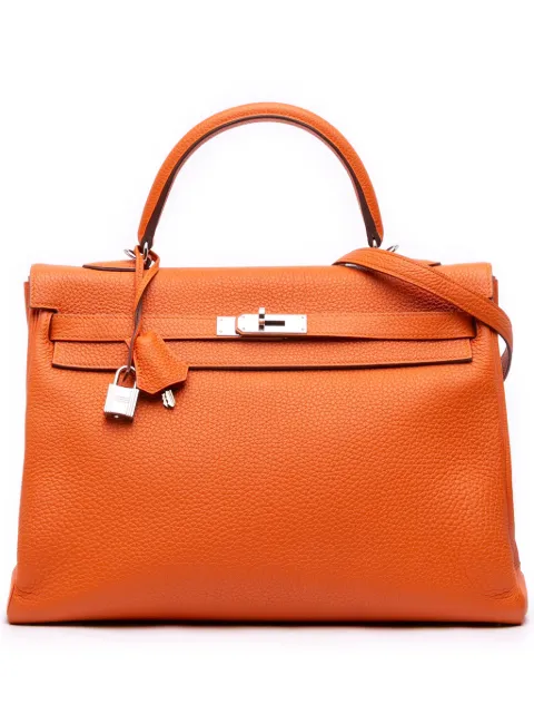 Hermès Pre-Owned 2014 Togo Kelly II Retourne 35 satchel