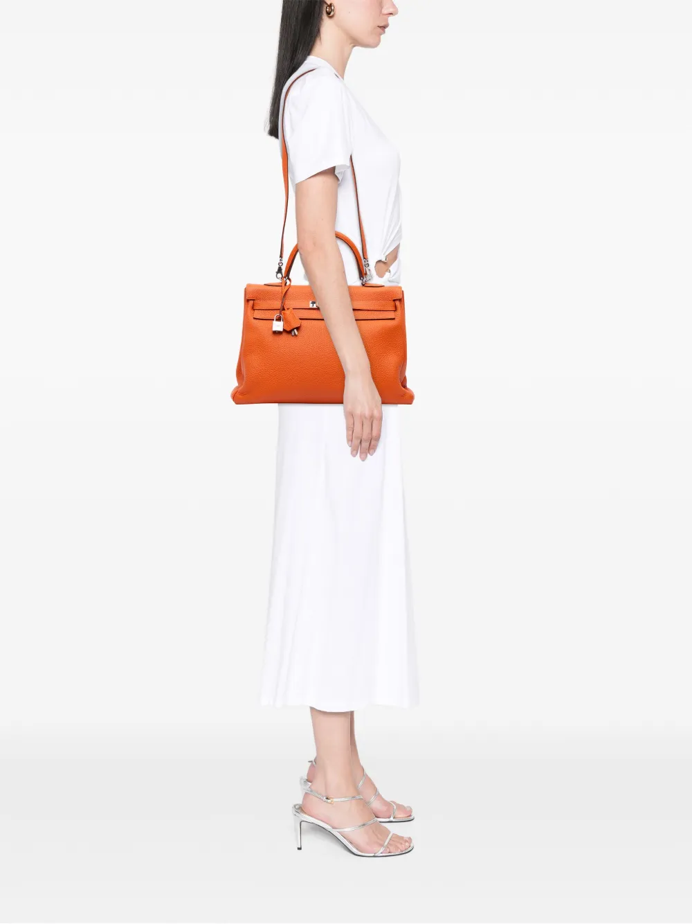 Hermès Pre-Owned bolsa satchel Togo Kelly II Retourne 35 2010 | Estilos de archivo | Image 2