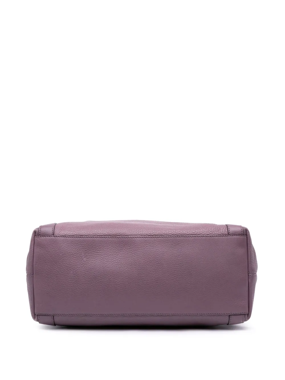 Pre-owned Gucci 2016-2025 Medium Leather Miss Gg Satchel In Purple