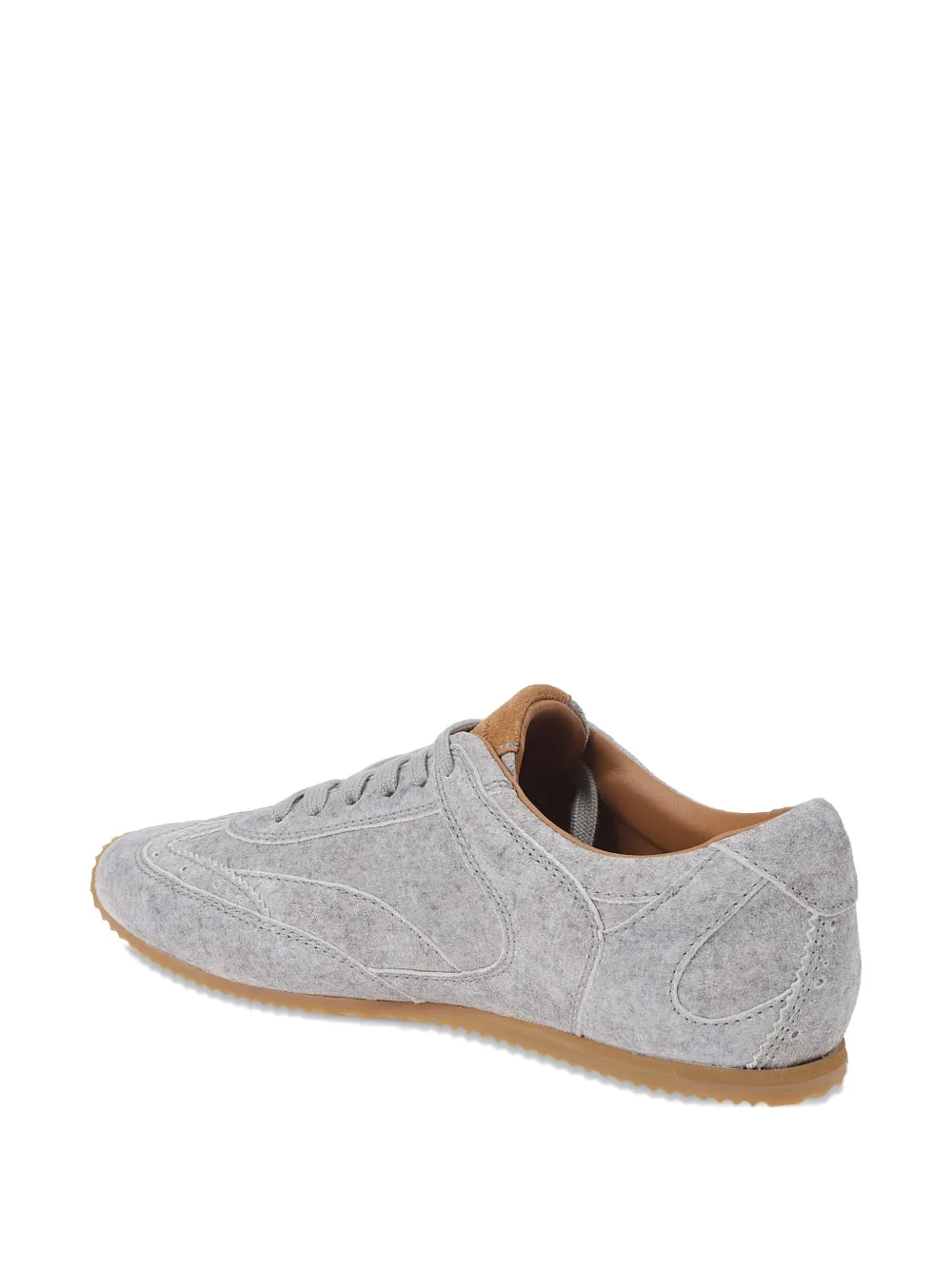 Ermanno Scervino Winner Leather Sneakers In Gray