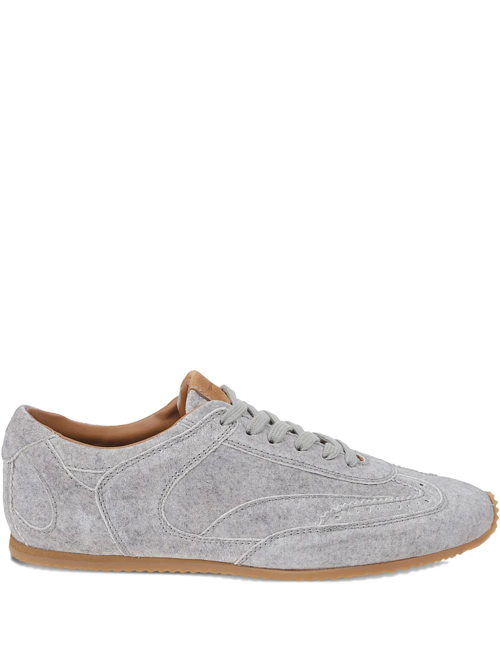 Ermanno Scervino Winner Leather Sneakers In Gray