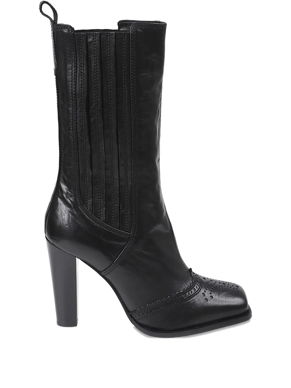 Ermanno Scervino botas con puntera cuadrada y tacón de 100mm | negro | Image 1