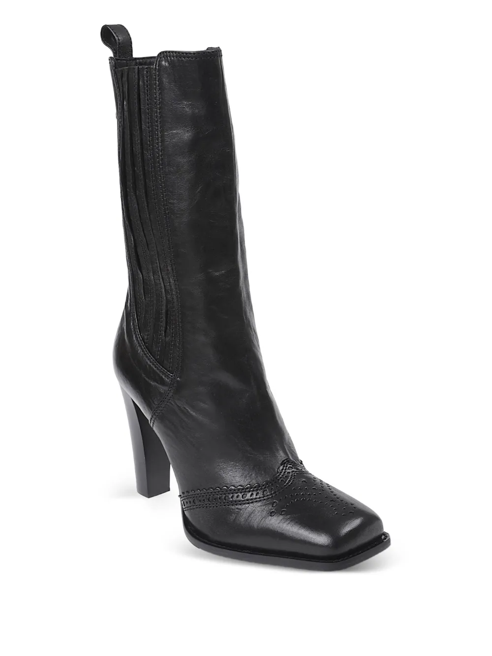 Ermanno Scervino bottines en cuir à bout carré 100 mm | bottines | Image 2