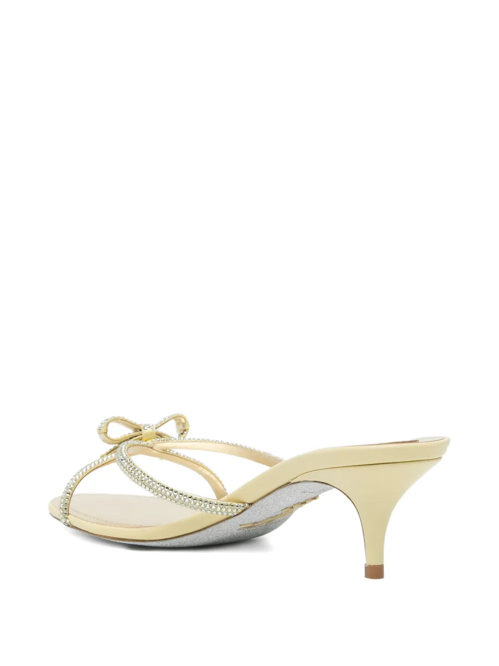 René Caovilla 50mm Lynette sandals Geel