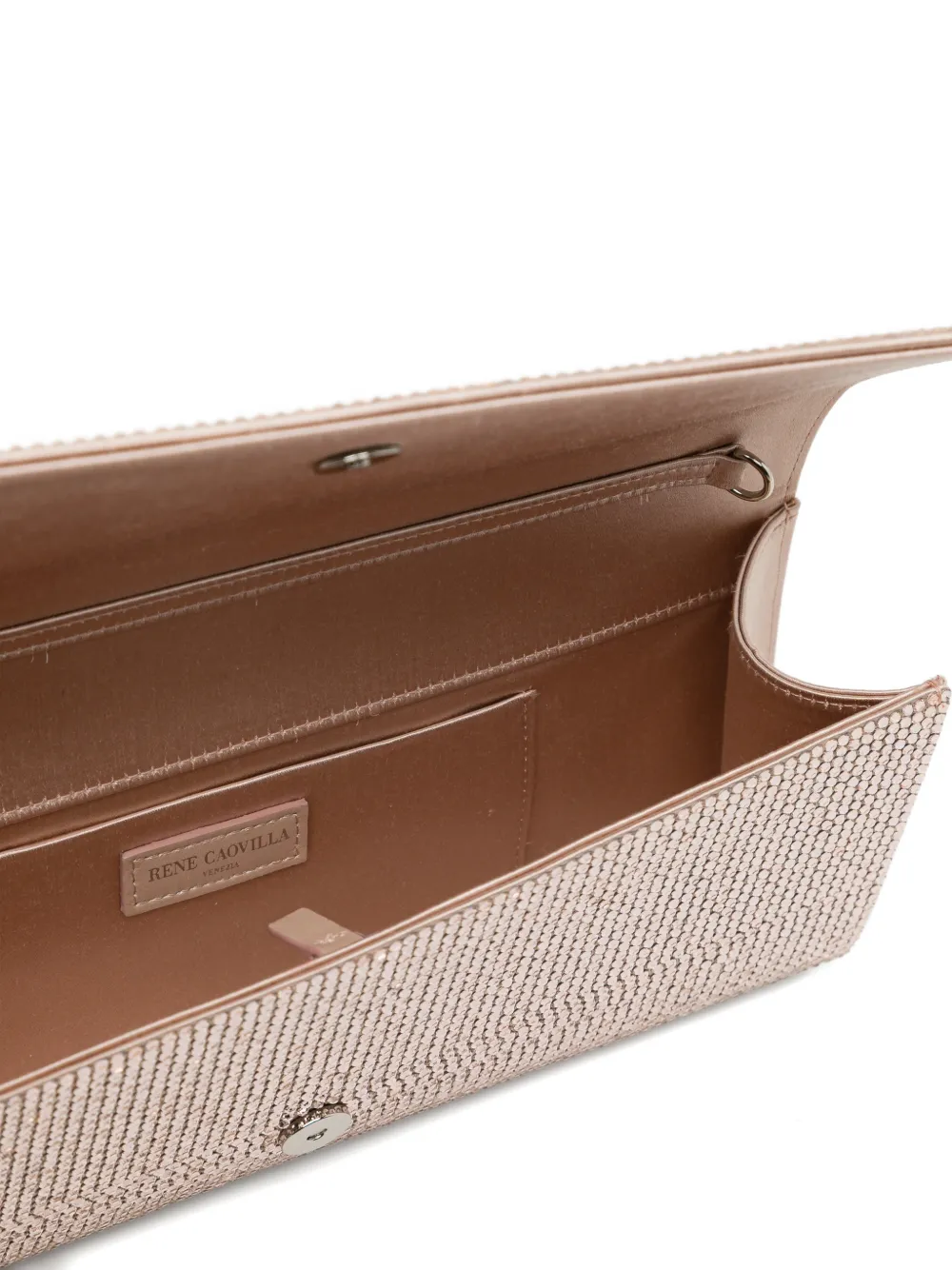 René Caovilla Zafira clutch Beige