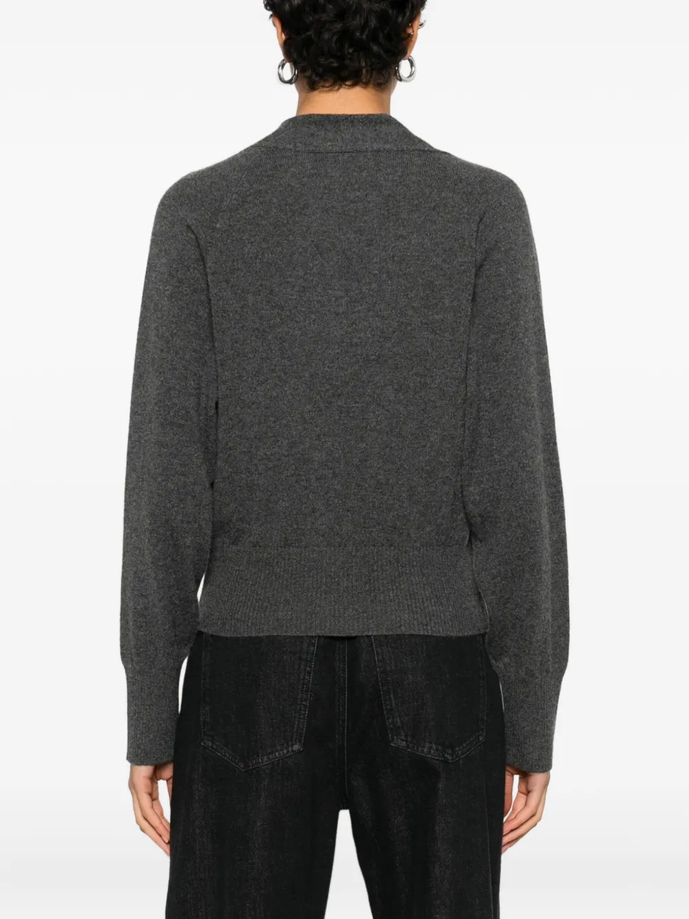 Ivory Paris Button-up Cardigan In Gray