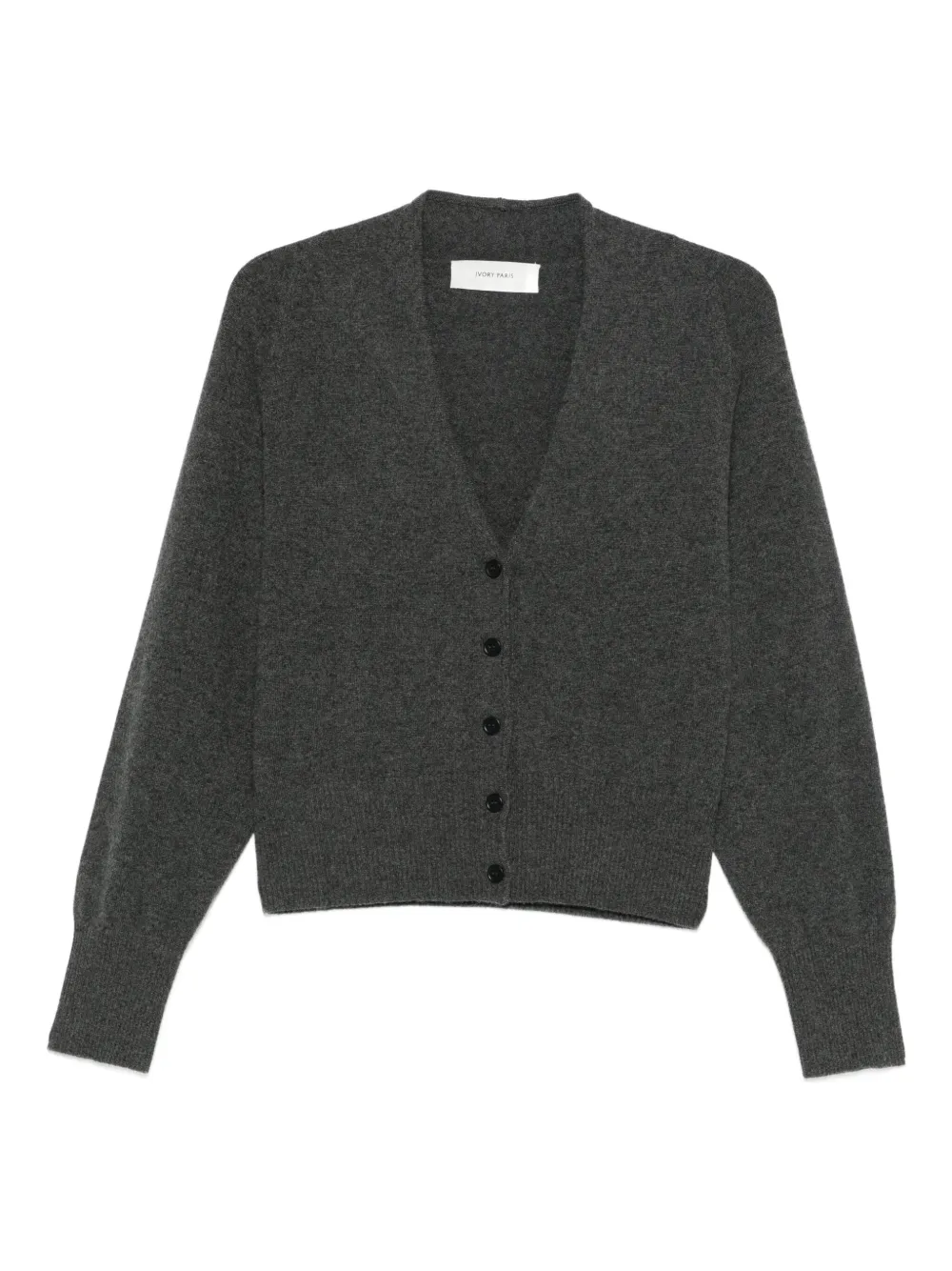 Ivory Paris Button-up Cardigan In Gray