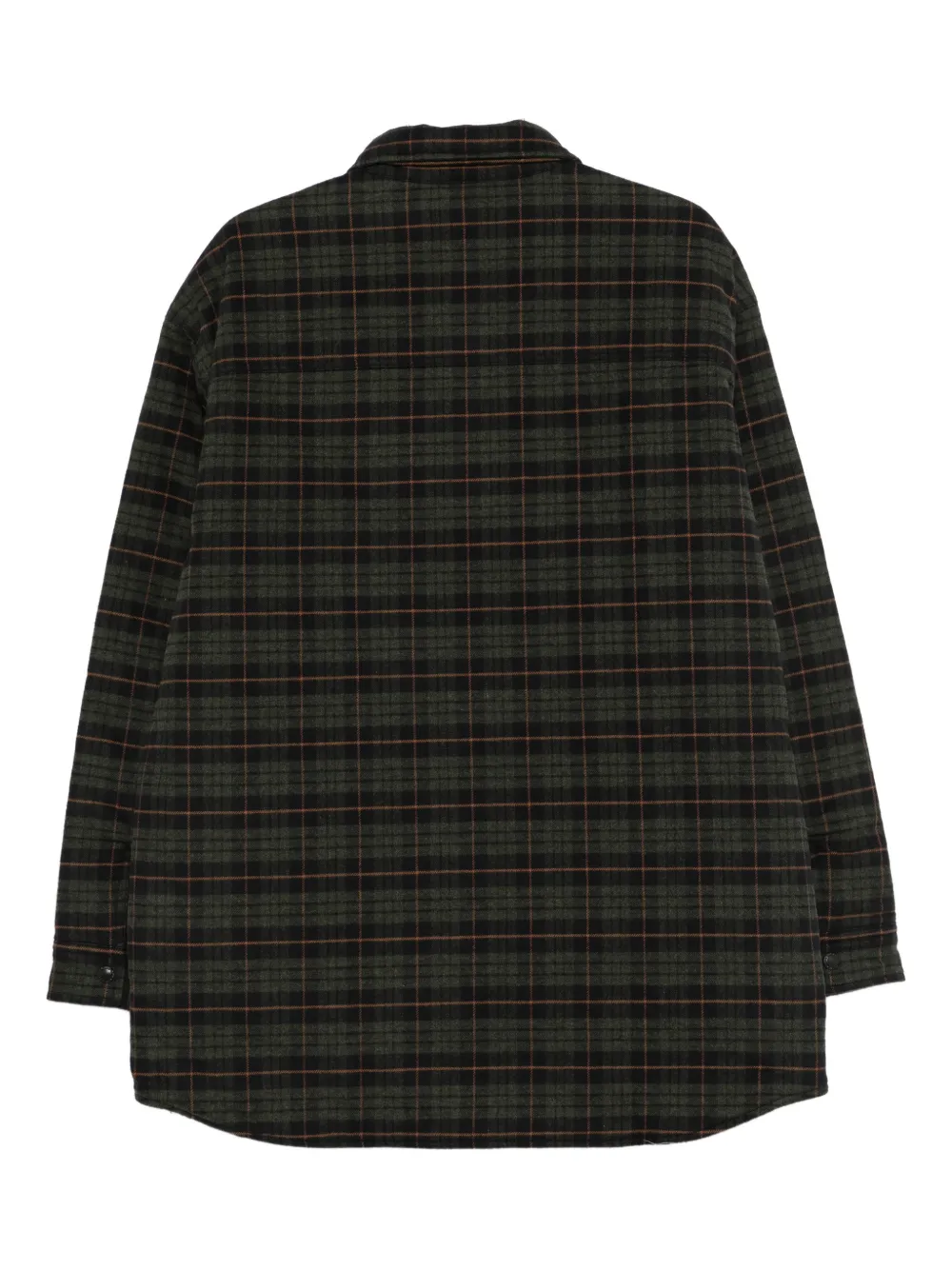 Comme des Garçons Homme plaid pocket shirt - Groen