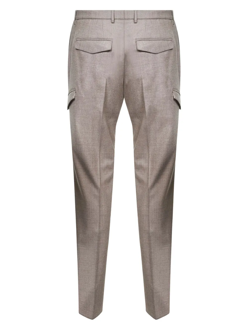 Tagliatore pleat flap pocket trousers - Beige