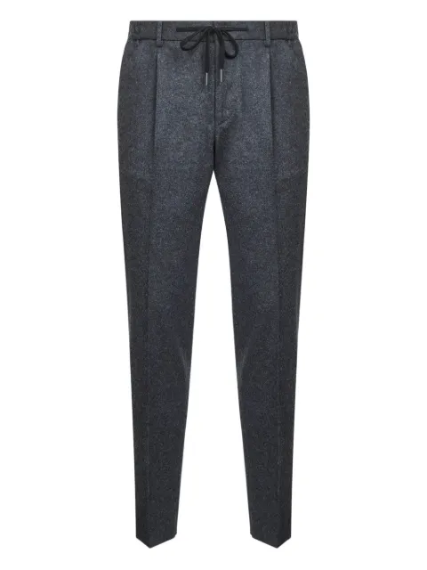 Tagliatore drawstring pleat trousers