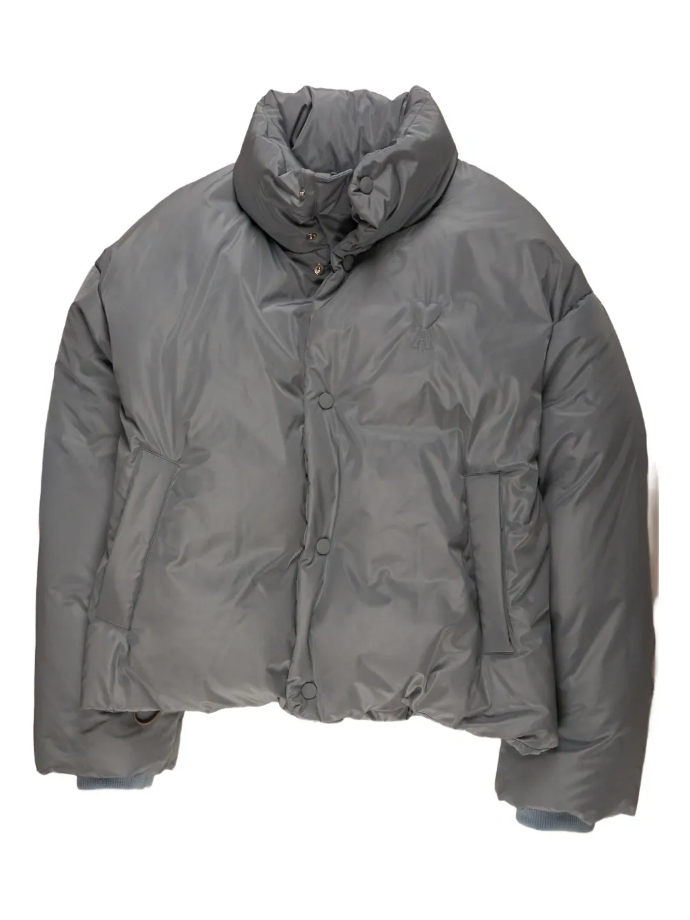 AMI Paris button padded jacket | Grey | Image 1