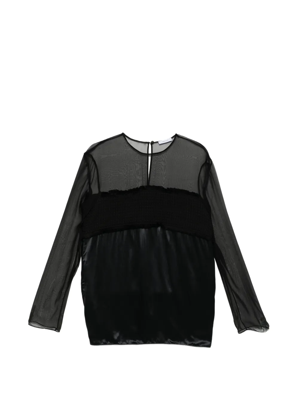 Ferragamo Top con inserti - Nero