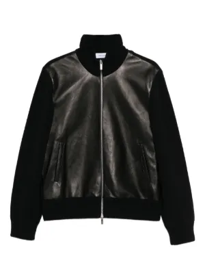 BALLY レザーブルゾン Bally レザー ボンバージャケット | ブラック | FARFETCH JP