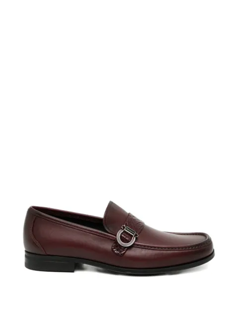 Ferragamo Gancini leather loafers