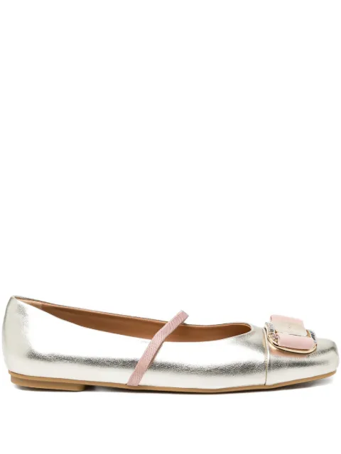 Ferragamo Vara buckle ballet flats