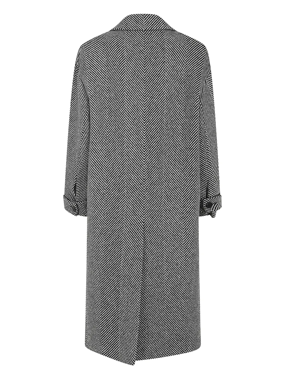 Ermanno Scervino herringbone buttoned coat | Single Breasted Coats | Image 2