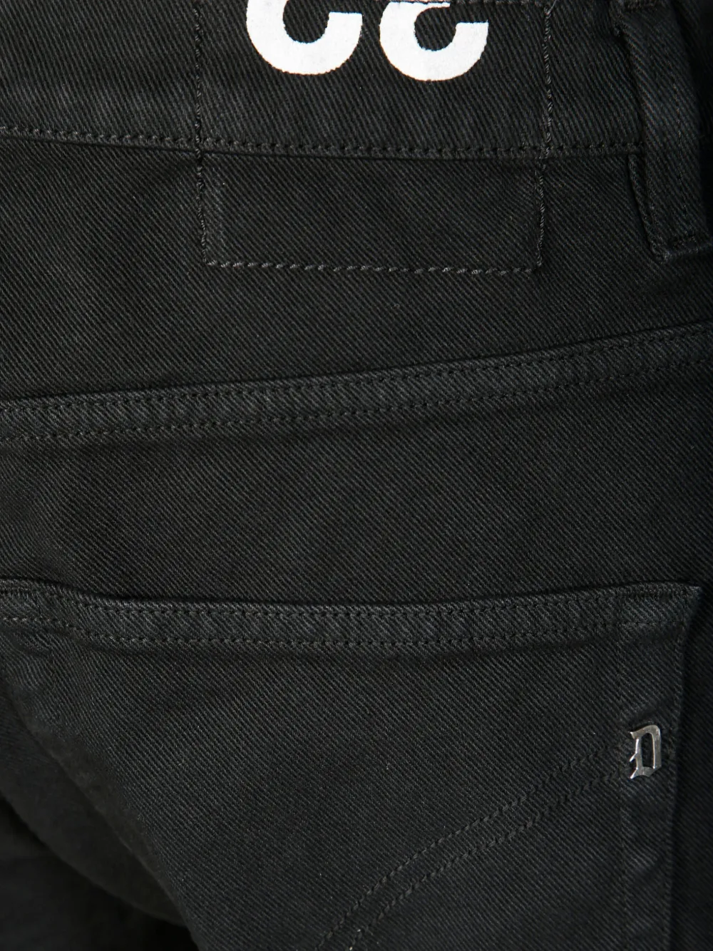 Dondup Five-pocket Trousers In Black