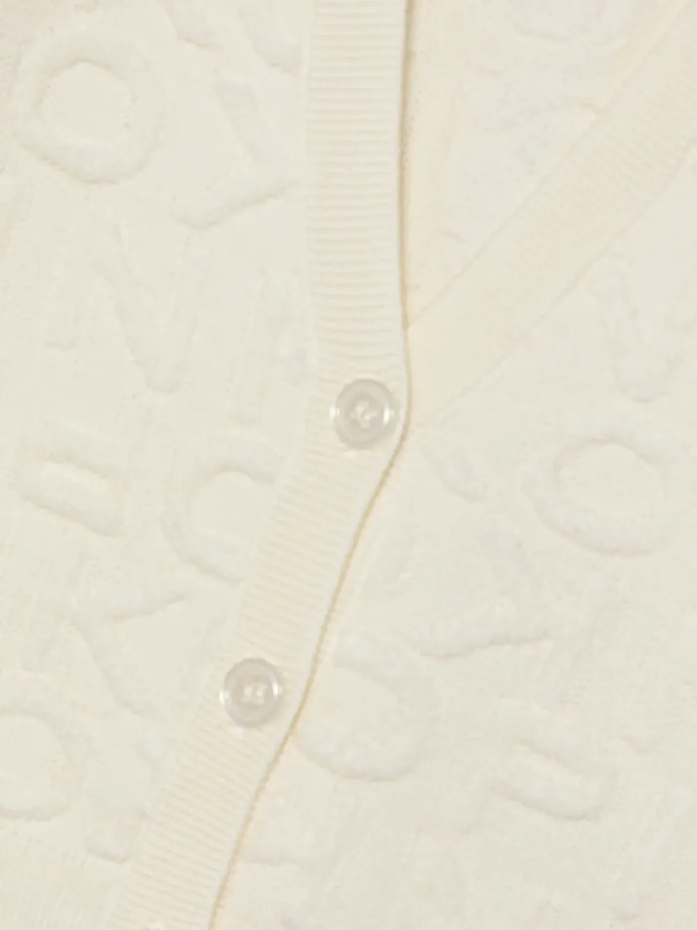Pinko Kids Vest met V-hals en logopatroon Beige