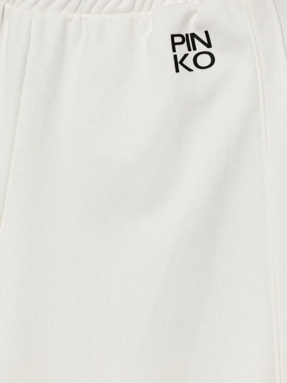 Pinko Kids Trainingsbroek met geborduurd logo Beige