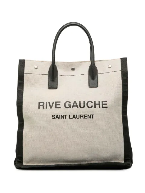 Saint Laurent Pre-Owned 2020 Linen Rive Gauche North South tote bag