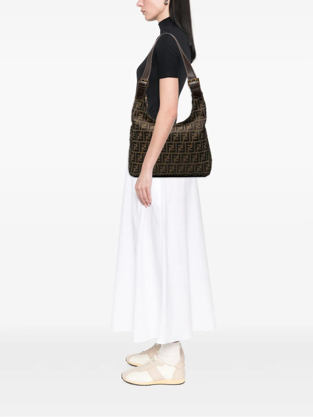 Fendi Pre-Owned 20th Century Zucca Canvas hobo bag | Pre-Owned | Image 2