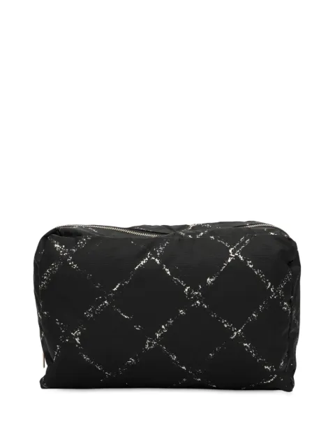 CHANEL Pre-Owned 1997-1999 Old Travel Line Clutch aus Nylon