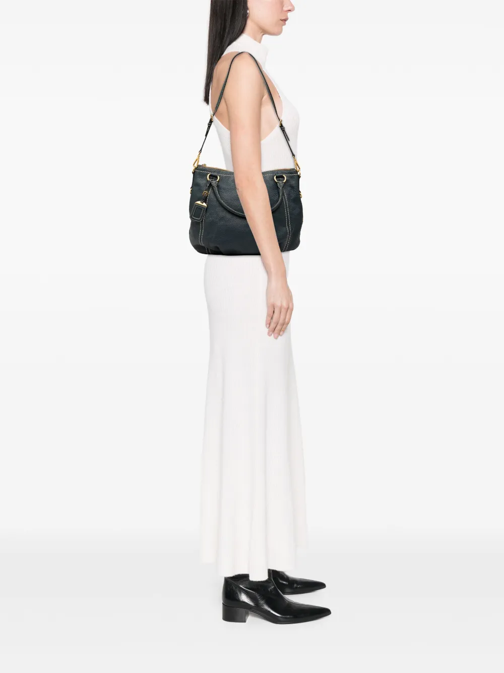 Prada Pre-Owned 2000-2025 Vitello Daino Zip Top satchel | Pre-Owned | Image 2