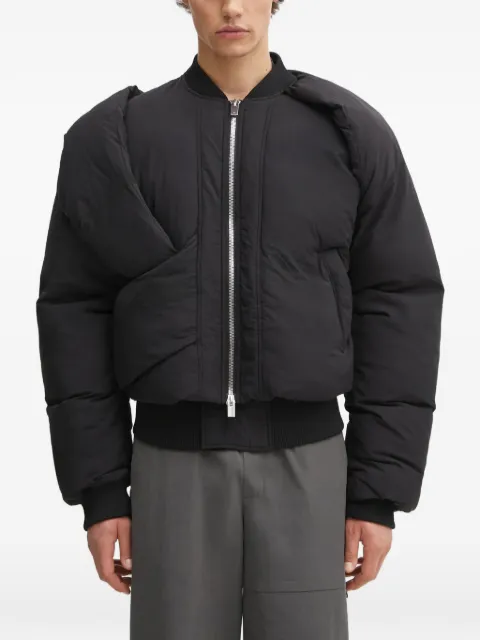 HELIOT EMIL padded zipped jacket