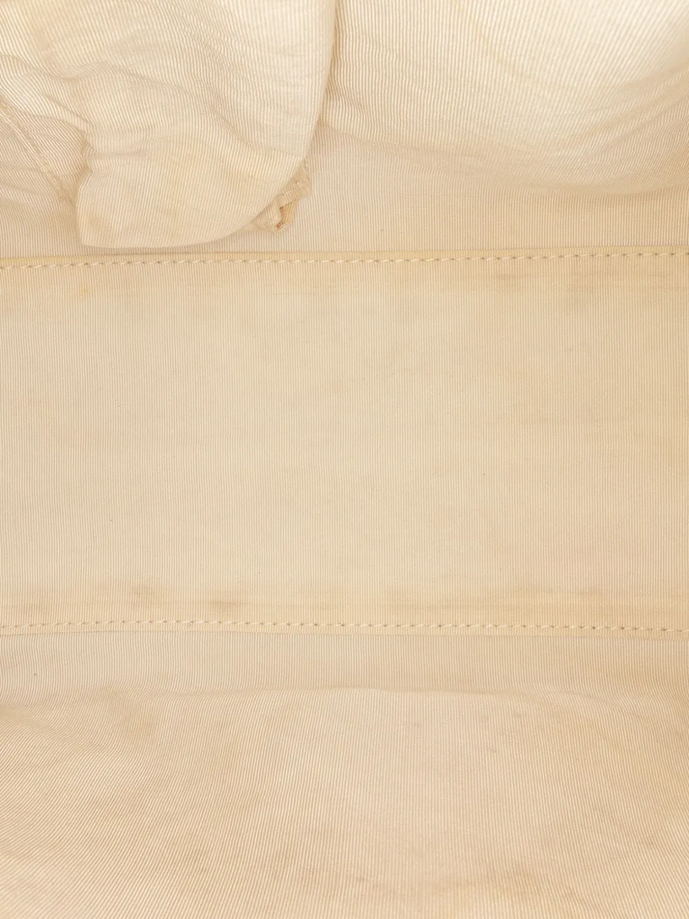 Pre-owned Chanel 2000-2002 Cc Lambskin Wild Stitch Handbag In White