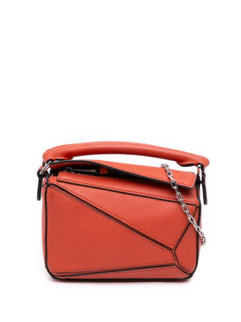 Loewe Pre-Owned 2021 Nano Calfskin Puzzle satchel