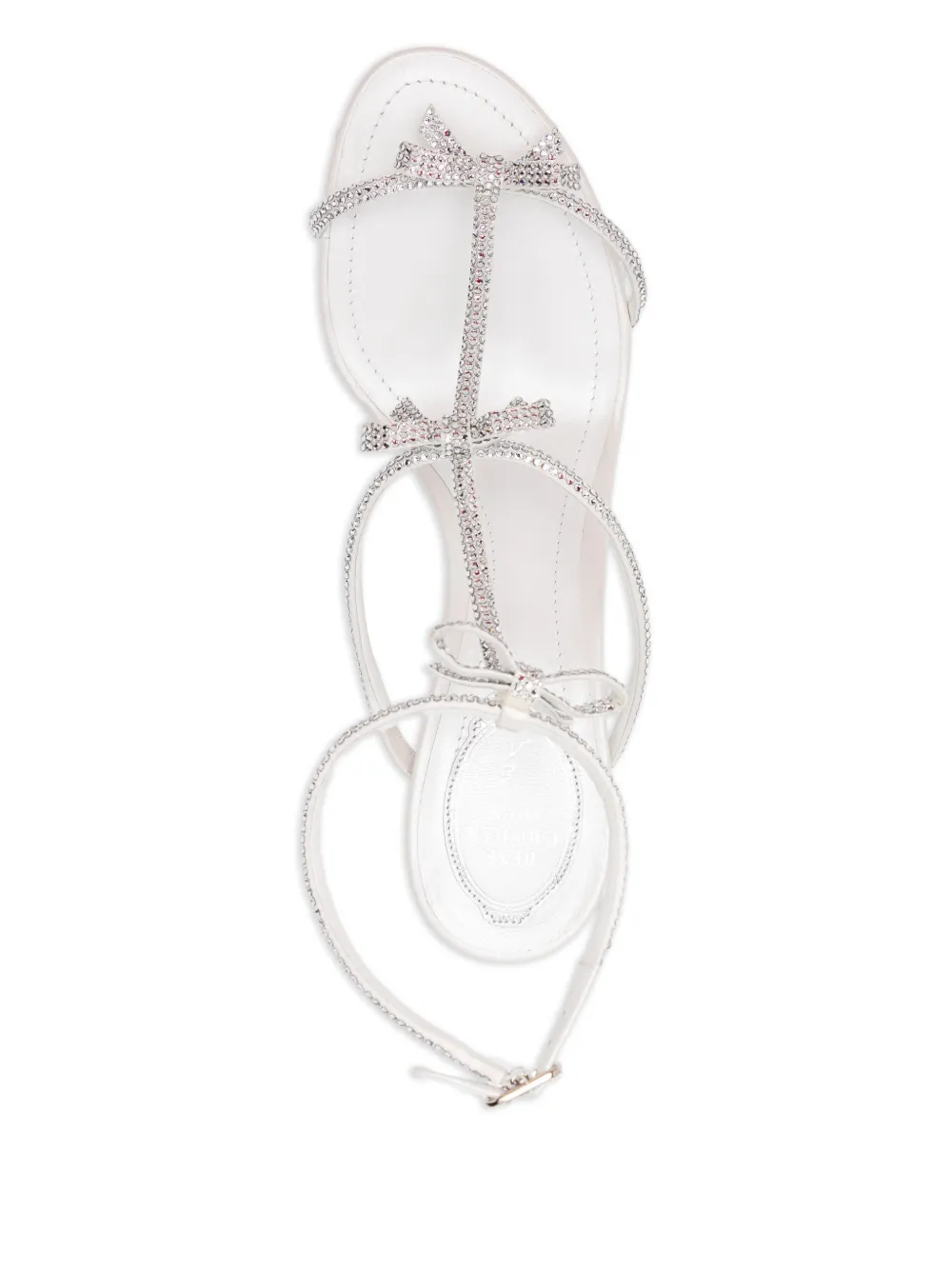 René Caovilla 80mm Caterina sandalen met hak Wit