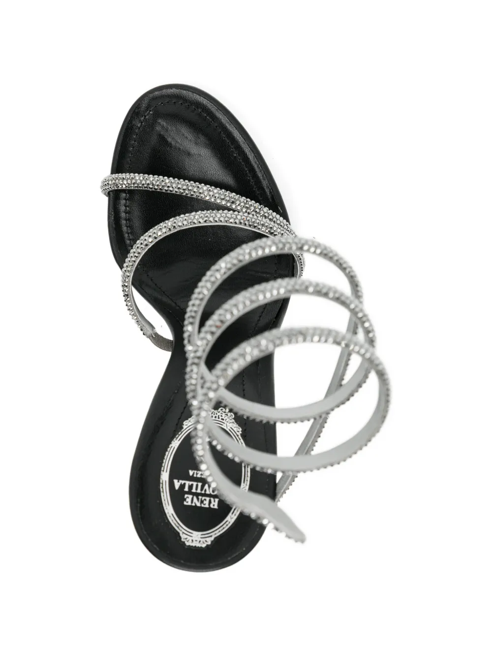 René Caovilla Margot sandalen Zwart