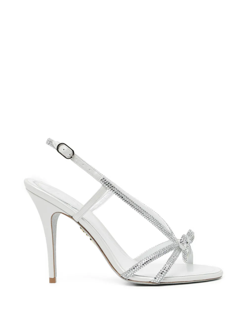 René Caovilla 100mm Lynette sandals Wit