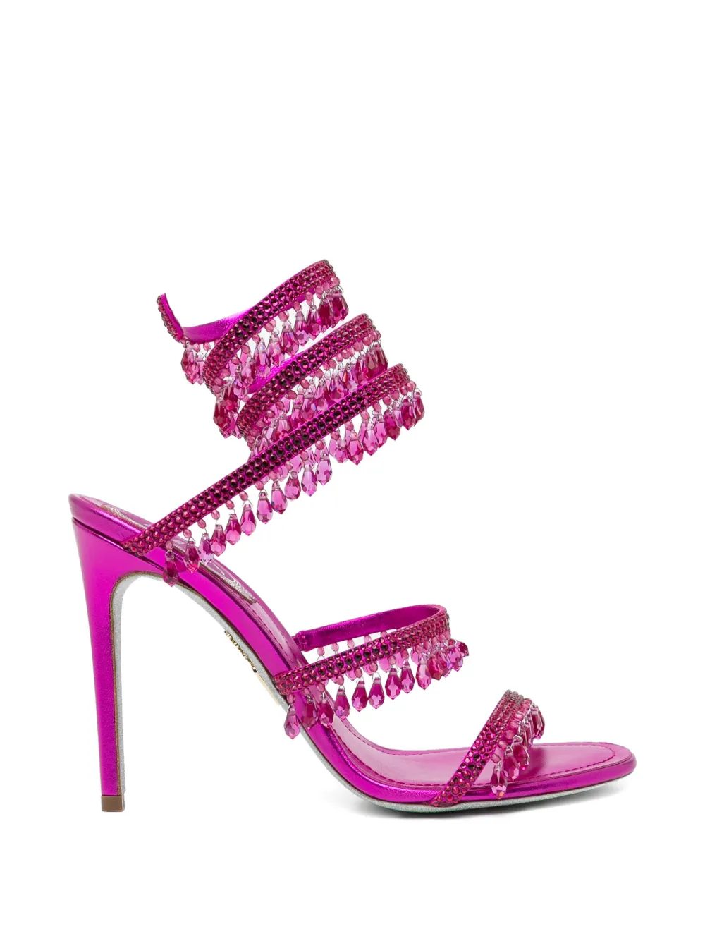 René Caovilla 105mm Chandelier sandals Roze
