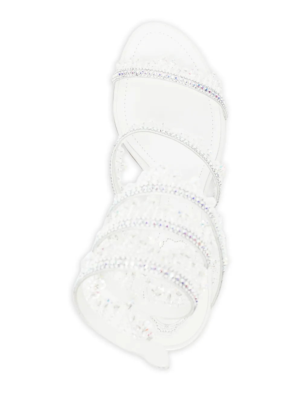 René Caovilla 80mm Jahanara sandals Wit