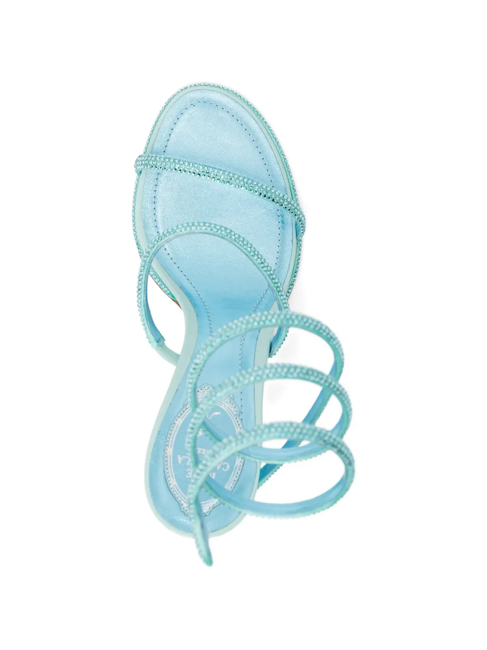 René Caovilla 105mm Cleo sandals Blauw
