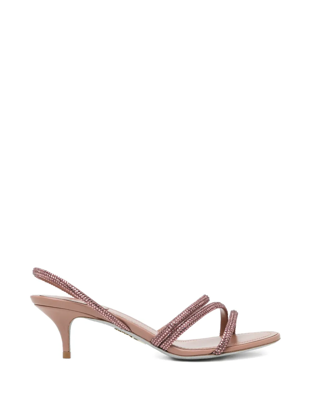 René Caovilla 50mm embellished sandals Roze