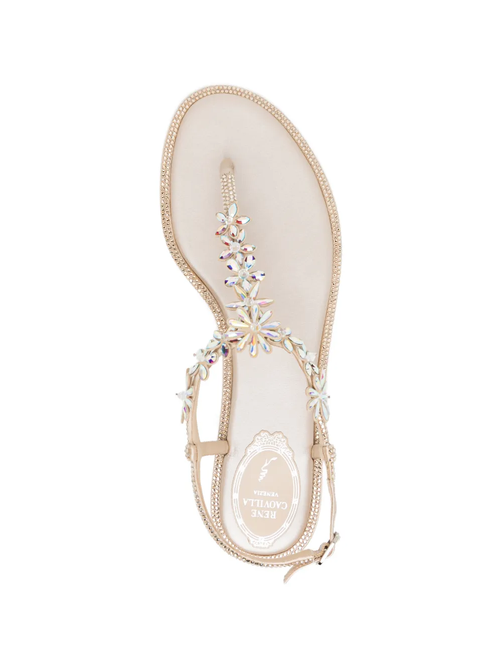 René Caovilla Eva sandals Beige