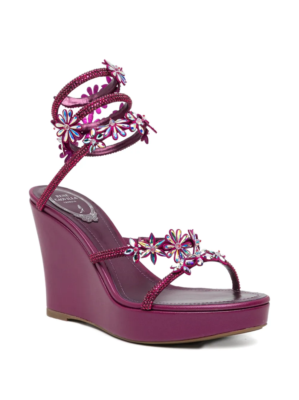 René Caovilla Cassie sandalen Paars