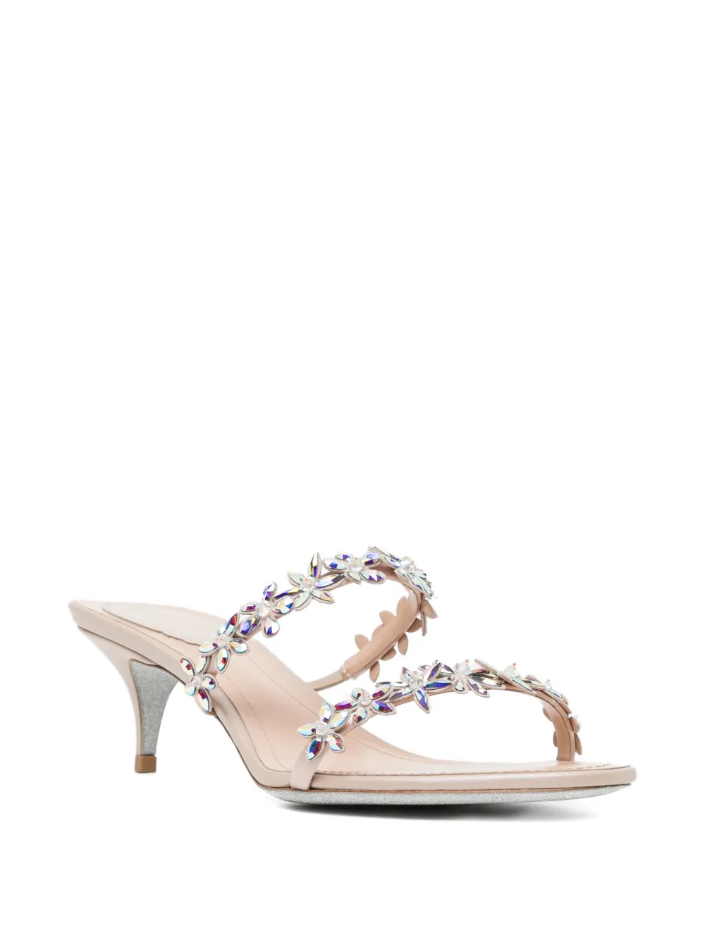 René Caovilla 50mm Eva sandals Beige