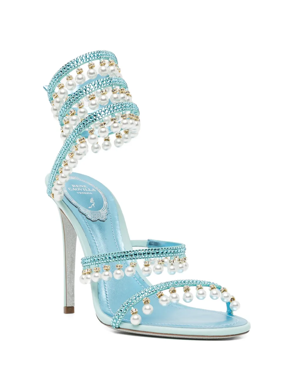 René Caovilla 110mm Cleo sandals Blauw