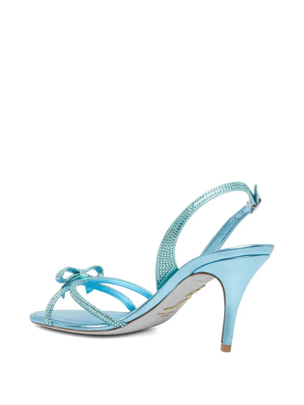 René Caovilla 80mm embellished sandals Blauw