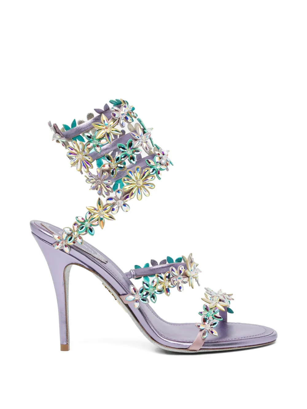 René Caovilla 80mm Eva sandals Paars