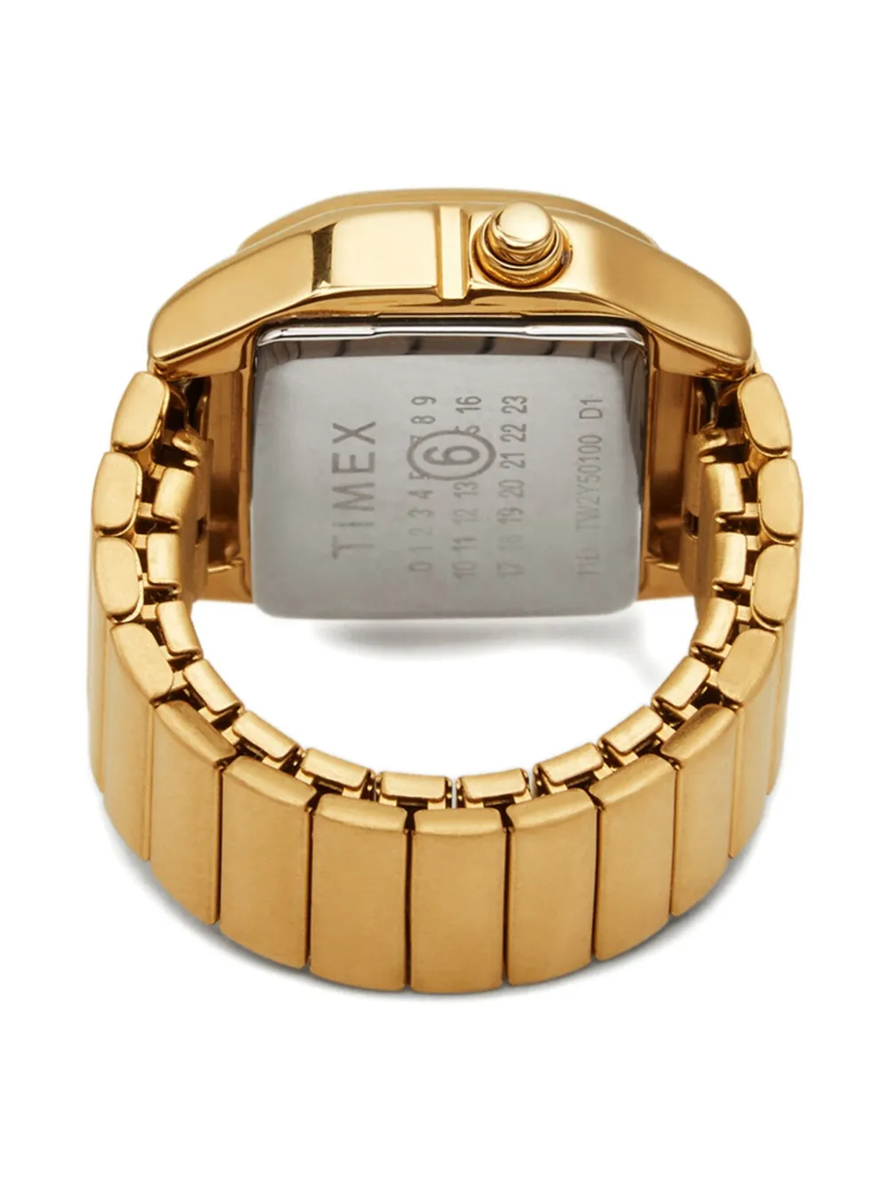 MM6 Maison Margiela x Timex Digital 19mm Ring Watch | Gold