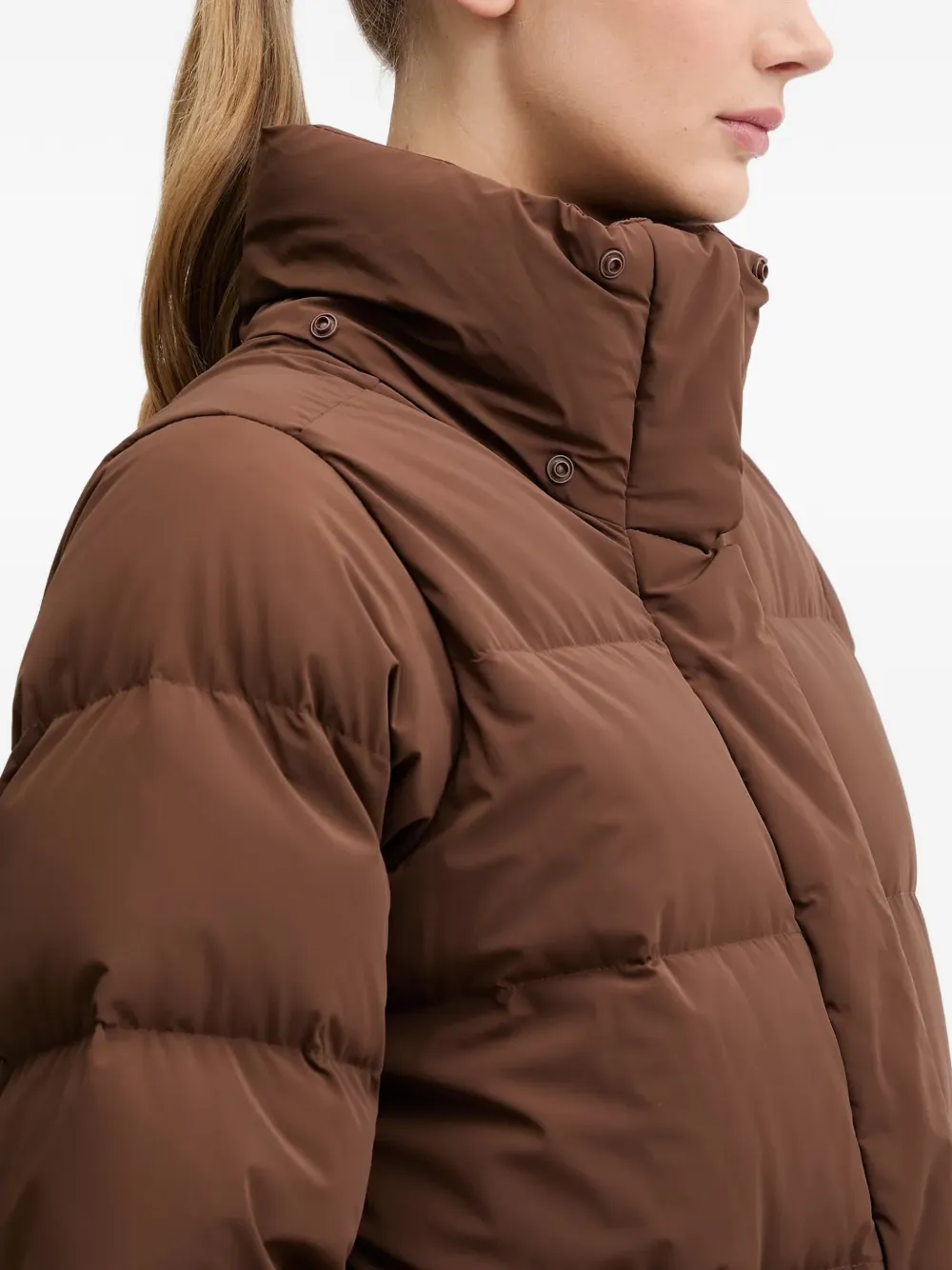 Columbia Amaze Puff™ Hooded Coat In Brown